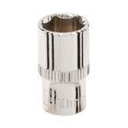 Silverline Socket 1/4" Drive 6pt Metric 10mm additional 2
