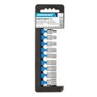 Silverline Socket Set 1/4" Drive 6pt Imperial 9pce 3/16" - 1/2" additional 1