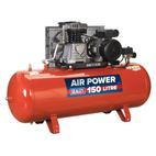 Sealey SAC1153B Compressor 150ltr Belt Drive 3hp with Cast Cylinders additional 3