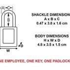 Master Lock Non-Conductive Lockout Padlock additional 10