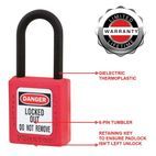 Master Lock Non-Conductive Lockout Padlock additional 18
