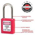 Master Lock Non-Conductive Lockout Padlock additional 6