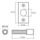 Yale Locks P125 Hinge Bolt additional 3