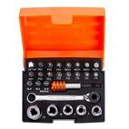 Bahco 2058/S26 1/4in Drive Ratchet Socket Set, 26 Piece additional 1