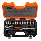 Bahco S160 1/4in Drive Socket Set, 16 Piece additional 1