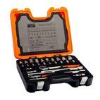 Bahco S410 1/4in &amp; 1/2in Drive Socket &amp; Spanner Set, 41 Piece additional 2