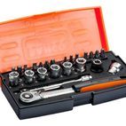 Bahco SL24 1/4in Drive Socket Set, 24 Piece additional 2