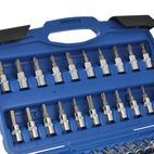 BlueSpot Tools 1/4in Square Drive Socket &amp; Bit Set, 46 Piece additional 3