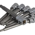 BlueSpot Tools 3/8in Drive Extra Long Spline Socket Bit Set, 7 Piece additional 3