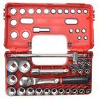 Facom 1/2in Drive 12-Point Detection Box Socket Set, 22 Piece additional 2