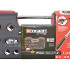 Facom 1/2in Drive 12-Point Detection Box Socket Set, 22 Piece additional 4