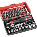 Facom 1/4in Drive R2NANO Socket Set, 38 Piece additional 1