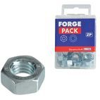 ForgeFix Hexagonal Nuts &amp; Washers, ZP additional 10