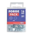 ForgeFix Hexagonal Nuts &amp; Washers, ZP additional 14