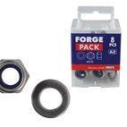 ForgeFix Hexagonal Nuts with Nylon Inserts, S/S additional 8