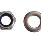 ForgeFix Hexagonal Nuts with Nylon Inserts, S/S additional 1