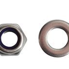 ForgeFix Hexagonal Nuts with Nylon Inserts, S/S additional 3