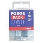 ForgeFix Hexagonal Nuts with Nylon Inserts, ZP additional 9