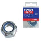 ForgeFix Hexagonal Nuts with Nylon Inserts, ZP additional 11