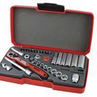 Teng T1436 Socket Set of 36 Metric 1/4in Drive additional 1