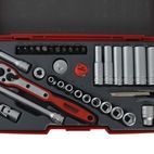 Teng T1436 Socket Set of 36 Metric 1/4in Drive additional 2