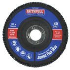 Faithfull Abrasive Jumbo Flap Disc - 100mm additional 4
