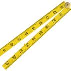 Fisco Yellow ABS Nylon Rule 1m / 39in additional 2