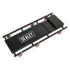 Sealey SCR74 Creeper 40" with Steel Frame, 6 Wheels &amp; Adjustable Headrest Deluxe American Style additional 1