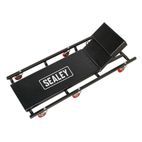 Sealey SCR74 Creeper 40" with Steel Frame, 6 Wheels &amp; Adjustable Headrest Deluxe American Style additional 2