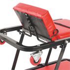 Sealey SCR79 Creeper/Seat Steel with 7 Wheels &amp; Adjustable Head Rest additional 2