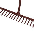 Faithfull Tarmac Rake 16 Round Teeth - Wooden Handled additional 2