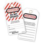 Master Lock No. 497A Heavy-Duty Safety Tags (12) - DANGER DO NOT OPERATE additional 1