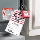 Master Lock No. 497A Heavy-Duty Safety Tags (12) - DANGER DO NOT OPERATE additional 2