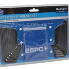 BlueSpot Tools Metric &amp; Imperial Hexagon Key Pouch Set, 25 Piece additional 2