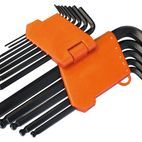 Faithfull Metric Ball End Long Arm Hexagon Key Set, 13 Piece additional 2