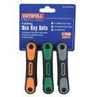 Faithfull Metric, Imperial &amp; TORX Folding Hexagonal Key Set, 25 Piece additional 2