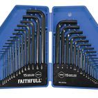 Faithfull Metric/Imperial Hex Key Set, 30 Piece additional 2