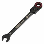 Draper Expert HI-TORQ® Metric Flexible Head Ratchet Combination Spanner Black additional 3