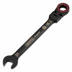 Draper Expert HI-TORQ® Metric Flexible Head Ratchet Combination Spanner Black additional 5