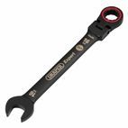 Draper Expert HI-TORQ® Metric Flexible Head Ratchet Combination Spanner Black additional 9