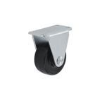 Smiths Ironmongery Rigid Castor Rubber Wheel additional 1