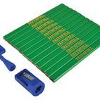 Faithfull Carpenter's Pencil Kit Green / Hard (Pack 12) additional 2