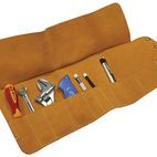 Faithfull 10 Pocket Leather Tool Roll 48 x 27cm additional 1