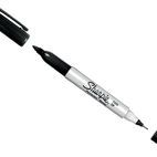Sharpie® Twin Tip Permanent Marker Black additional 2