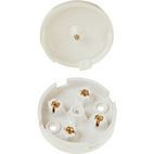 Dencon 4045P 5A, 4 Terminal Junction Box with Selective Entries,White additional 1