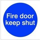 House Nameplate Co Fire Door Keep Shut additional 2