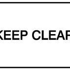 House Nameplate Co Keep Clear additional 2