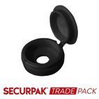 Securpak Fold Over Screw Caps 10g Black additional 1