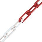 Securit Short Link Plastic Chain Red/White additional 1
