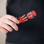 Wiha LiftUp 25 Magnetic Screwdriver with Bit Magazine (SL, PH, PZ, TX) additional 3